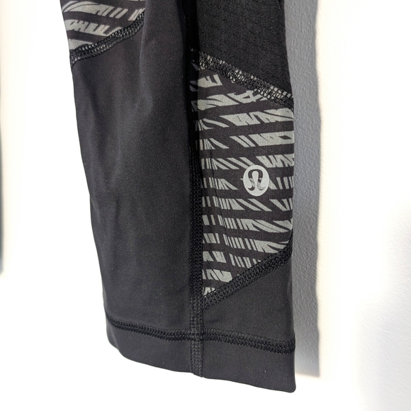 Lululemon Leggings Pace Rival Crop *Full-On Luxtreme (Size 6) - Picture 4 of 8